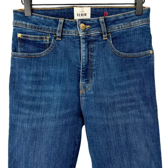 Sézane Parisian Perfect Slim High Waisted Skinny Blue Denim Jeans High Rise - 29 - Picture 6 of 13